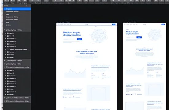 Web Design Wireframe – Leichhardt, Sydney Screenshot of web design wireframe showing layout for a landing page in Leichhardt, Sydney